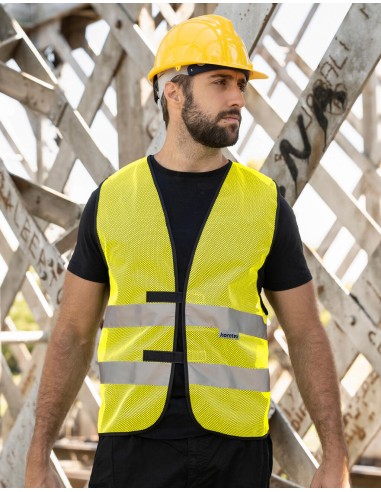 K-KXQ-Hi-Vis Mesh Safety Vest Thessaloniki